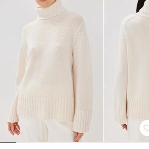 Jenni Kaye Cashmere Jet Turtleneck